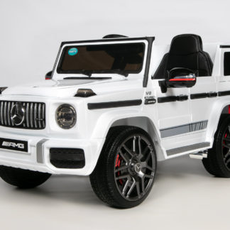 ელექტრო მანქანა Barty Mercedes-Benz G63 AMG, თეთრი