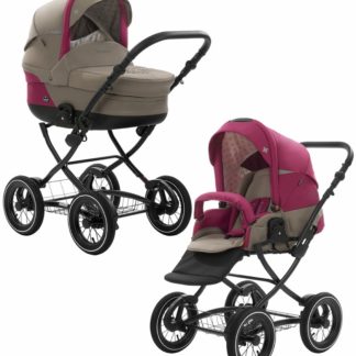 ბავშვის ეტლი Noordi Polaris 2/1 CL, კრემისდა ვარდისფერი