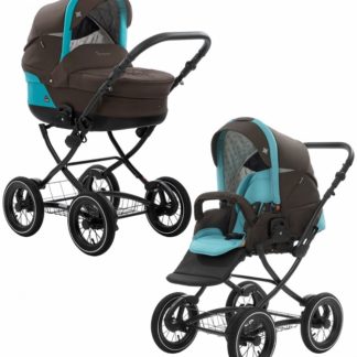 ბავშვის ეტლი Noordi Polaris 2/1 CL, შავი და ლურჯი