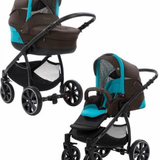 ბავშვის ეტლი Noordi Polaris 2/1 SP, შავი და ლურჯი