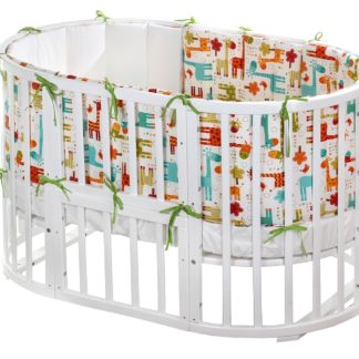 საწოლის ნაკრები Nuovita Giraffe Nido Magia 6 ელემენტი/