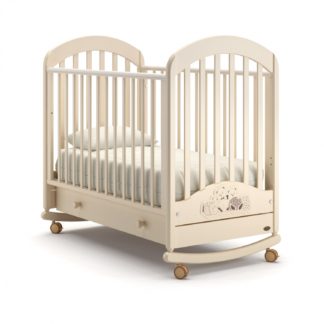 ბავშვის საწოლი Nuovita Grano dondolo სპილოს ძვალი