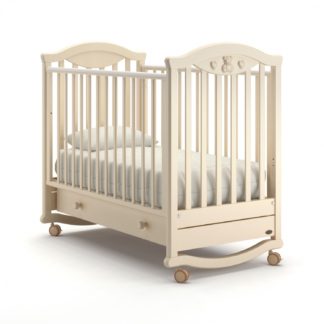 ბავშვის საწოლი Nuovita Lusso dondolo სპილოს ძვალი