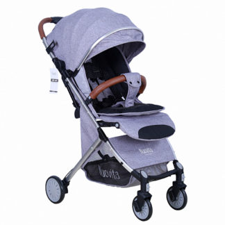 ბავშვის სასეირნო ეტლი Nuovita Giro Lux, ნაცრისფერი, ვერცხლისფერი