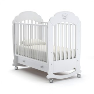 ბავშვის საწოლი Nuovita Parte dondolo თეთრი