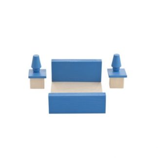 ავეჯის კომპლექტი მინი თოჯინებისთვის - საძინებელი