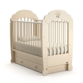 ბავშვის საწოლი Nuovita Parte swing cross სპილოს ძვალი