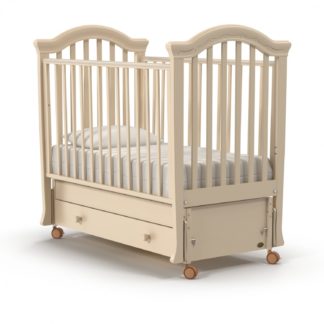 ბავშვის საწოლი Nuovita Perla swing გრძივი. ავორიო სპილოს ძვალი