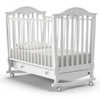 ბავშვის საწოლი Nuovita Sorriso dondolo თეთრი