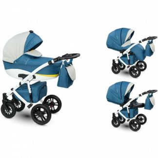 ბავშვის ეტლი Camarelo Sirion 2 in 1, ლურჯი-ნაცრისფერი