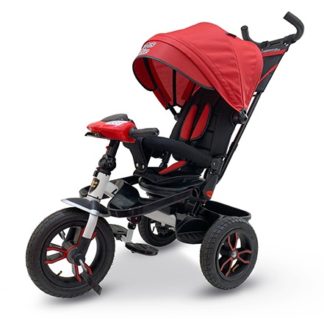 3 ბორბლიანი ველოსიპედი Lexus Trike original თეთრი წითელი 12'/10'