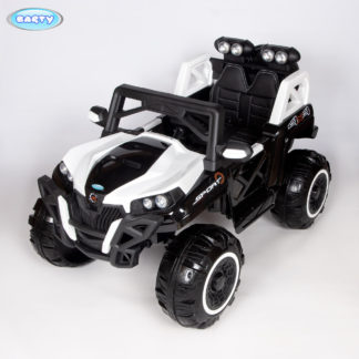 ელექტრო მანქანა Barty Baggu მონიტორით MP4 T777MP, თეთრი