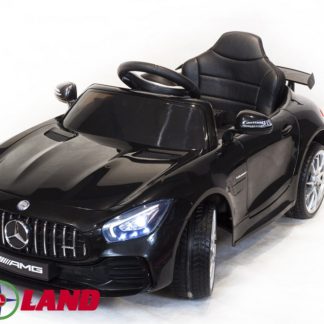 ელექტრო მანქანა Mercedes-Benz GTR, შავი, განათება / ხმა