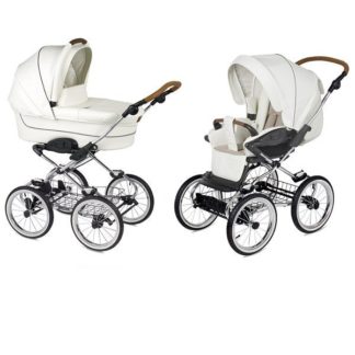 ბავშვის ეტლი Navington Caravel 2 in 1, 14 "ბორბლები, სამეფო თოვლი