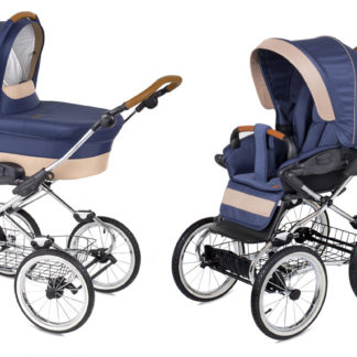 ბავშვის სასეირნო ეტლი Navington Caravel 2 in 1, ბორბლები 31 სმ, კრეტა