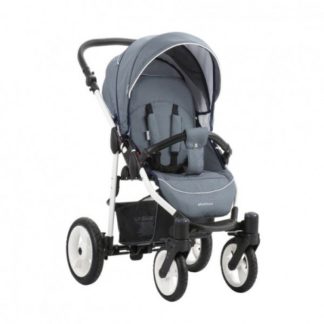 ბავშვის სასეირნო ეტლი - ცისარტყელა, შასი თეთრი / BIA W16