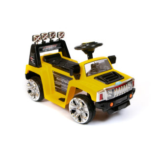 ელექტრო მანქანა Barty ZPV003 Hummer, ყვითელი, განათება / ხმა