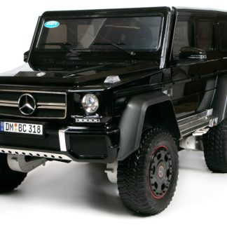 ელექტრო მანქანა Barty Mercedes-Benz G63-AMG 4WD, 6 ბორბლიანი, შავი სიპრიალის