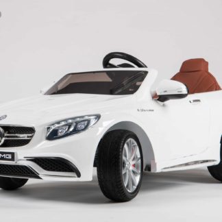 ელექტრო მანქანა Barty Mercedes-Benz S63 AMG HL-169, თეთრი