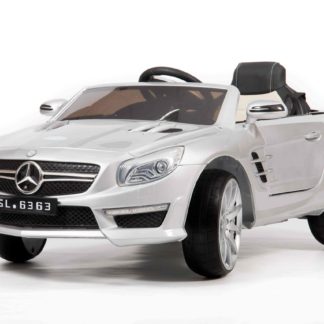 ელექტრო მანქანა Barty Mercedes-Benz SL63 AMG, ვერცხლის სიპრიალის