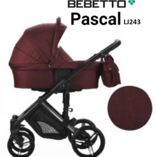 ბავშვის ეტლი Bebetto Pascal 2 in 1, შასი შავი / CZA LJ243