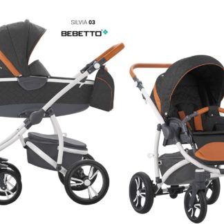 ბავშვის ეტლი Silvia 2 in 1, შასი თეთრი / bia 03