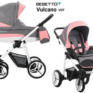 ბავშვის ეტლი Vulcano New 2 1 შასი თეთრში / BIA V07