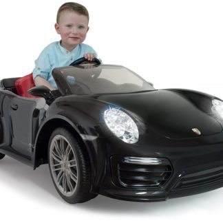 ელექტრო მანქანა Porsche 911 Turbo S 12V iMove სისტემა, შავი