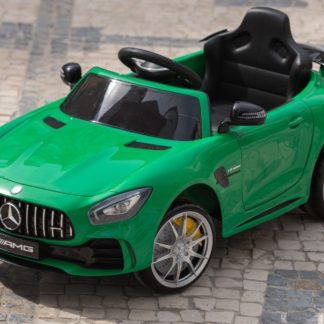 ელექტრო მანქანა Mercedes-Benz GTR, მწვანე, განათება / ხმა